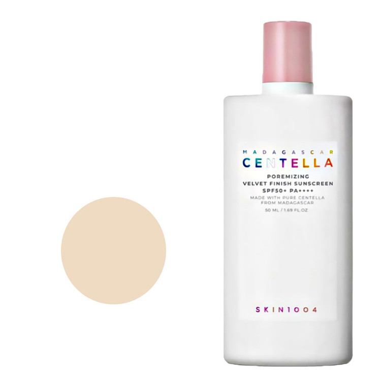 کرم ضد آفتاب رنگی صورت سانتلا SPF 50 مدل Velvet Finish محافظ در برابر اشعه آفتاب مناسب برای انواع پوست حجم 50 میلیلیتر