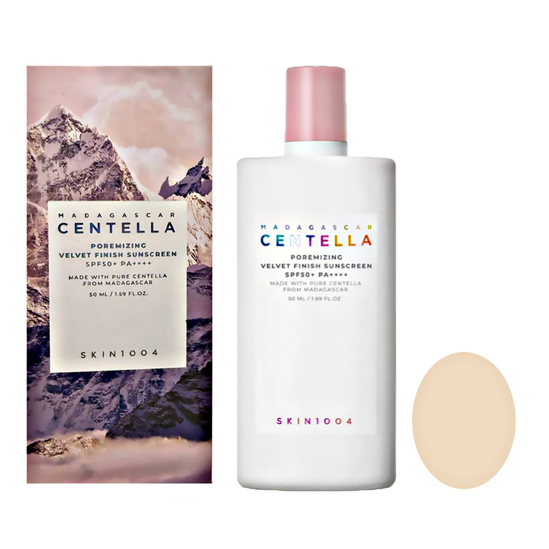کرم ضد آفتاب رنگی صورت سانتلا SPF 50 مدل Velvet Finish محافظ در برابر اشعه آفتاب مناسب برای انواع پوست حجم 50 میلیلیتر