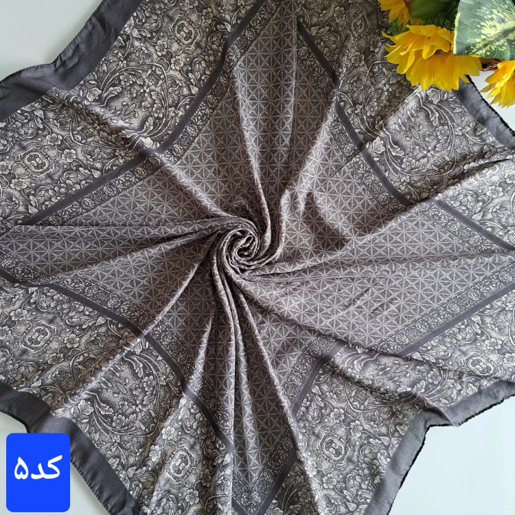 روسری زنانه نخ کشمیر قواره 120 رنگی