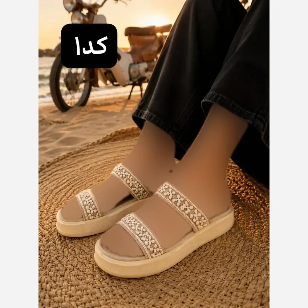 صندل سنتی زنانه زیره پلیمر سبک و راحت سایز 37 تا 40 (2)