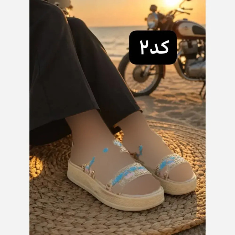 صندل سنتی زنانه زیره پلیمر سبک و راحت سایز 37 تا 40 (2)