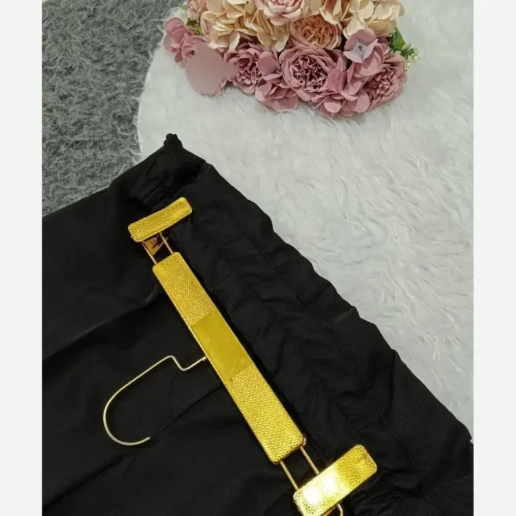 شلوار بگ مازراتی دبل زنانه رنگ مشکی سرمه ای قهوه ای سایز 1 تا 4