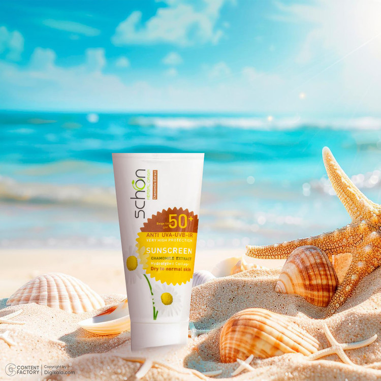 کرم ضدآفتاب شون با رنگ بژ +SPF50