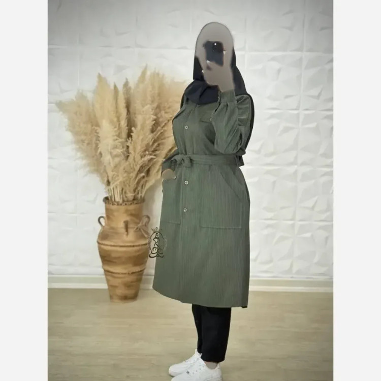 مانتو دیپلمات رنگی زنانه جنس پرشیا مکانیک فری سایز