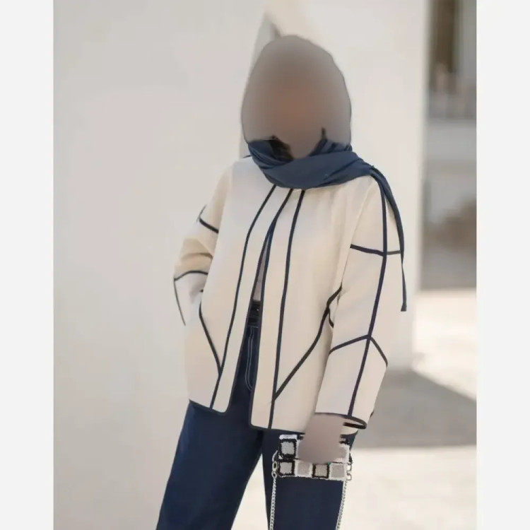کت و شلوار لینن نچرال و تنسل مدل مهستان