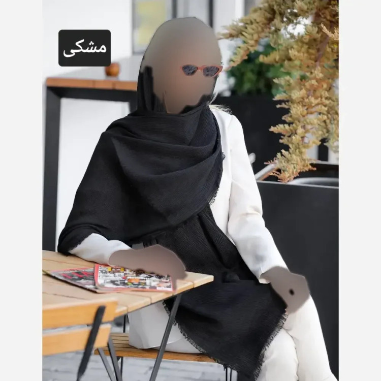 شال نخی برشکا ریزپلیسه قواره بلند تابستانی