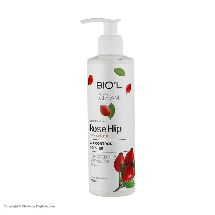 کرم مرطوبکننده بیول مدل rose hip booster حجم 250 میلیلیتر