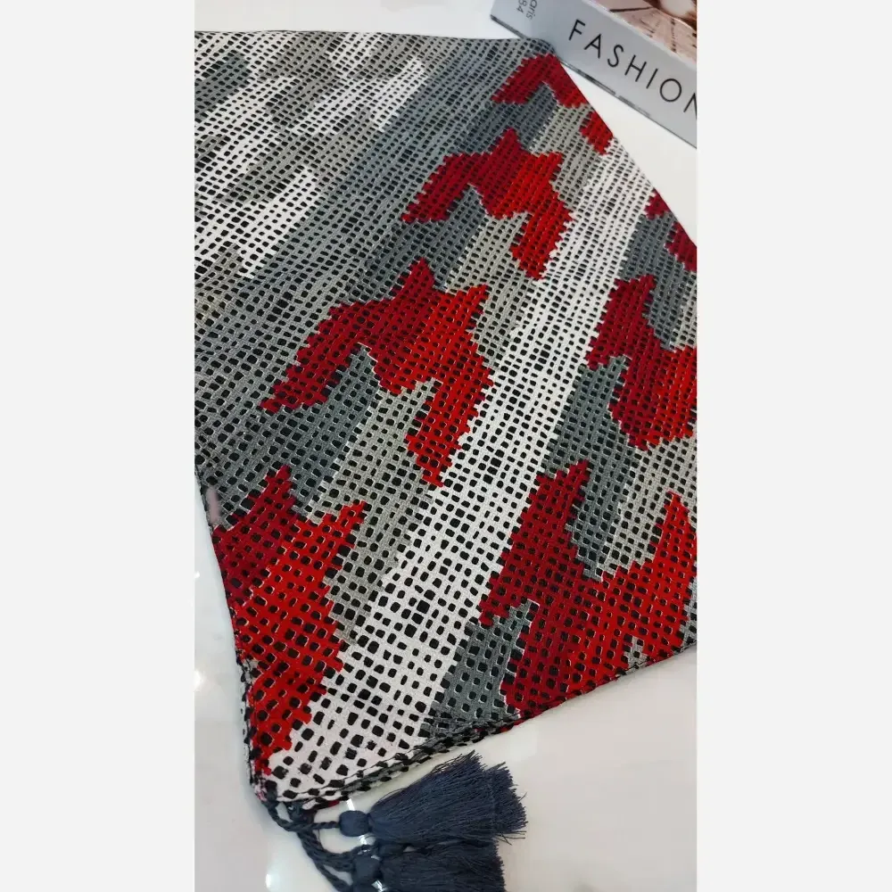 شال نخی بهاره نرم و لطیف قواره 200 در 75 سانت