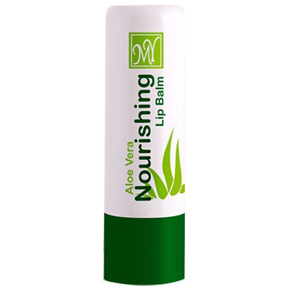 بالم لب مای مدل Aloe Vera Nourishing با عصاره شیباتر، مرطوبکننده و نرمکننده برای پوست خشک و ترکخورده، بیرنگ