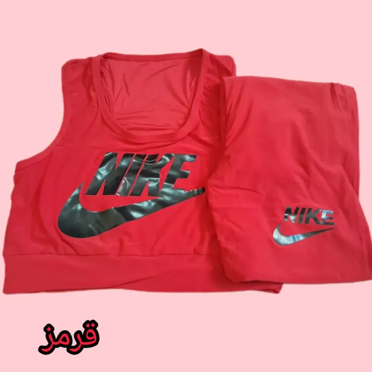 ست نیم تنه و ساپورت ورزشی زنانه جنس فیلامنت فول کش سایز 38 تا 48