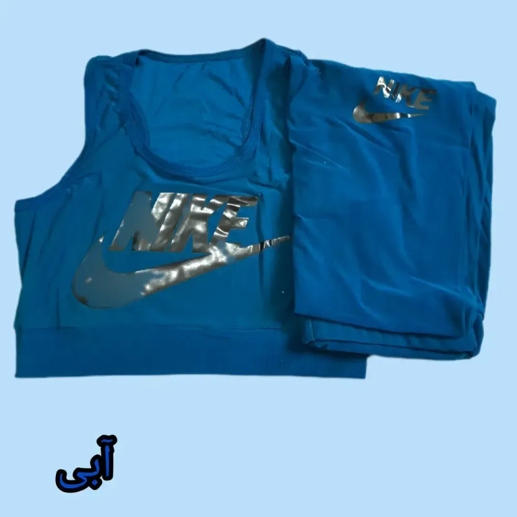 ست نیم تنه و ساپورت ورزشی زنانه جنس فیلامنت فول کش سایز 38 تا 48