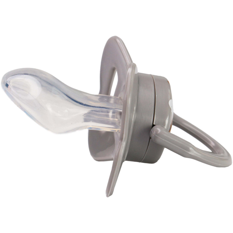 پستانک ارتودنسی وی کر مدل دربدار دسته دار مات چاپدار پروانه ای سایز 12 ماه کد P126