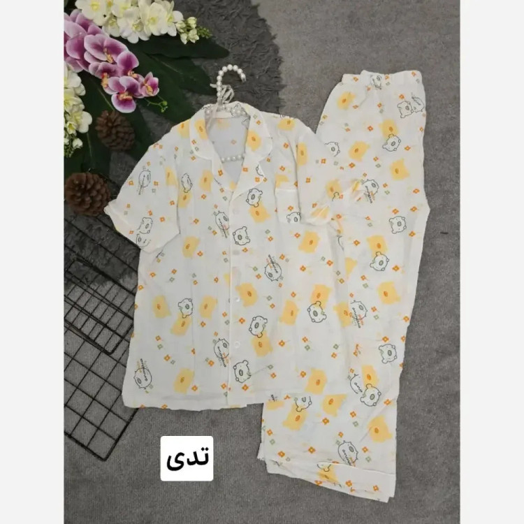 ست هانا نخی وارداتی خنک و سبک فری سایز