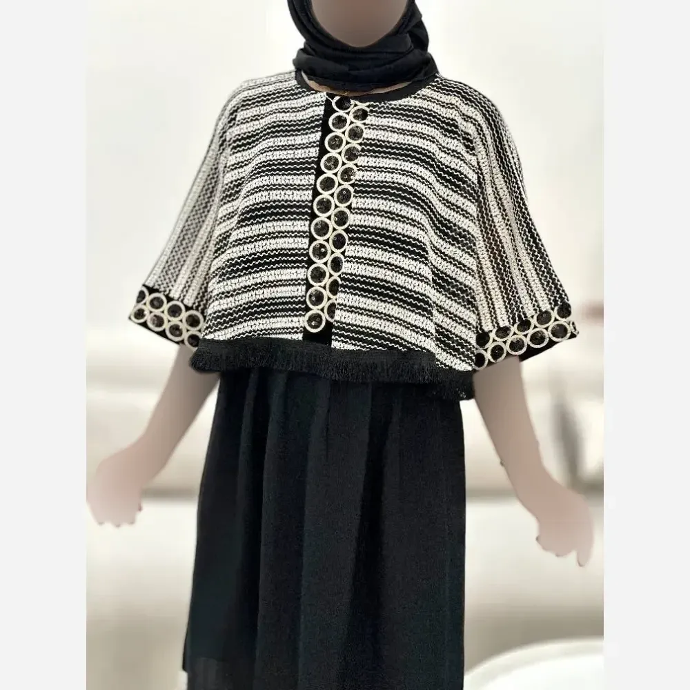 ست دو تکه زنانه رویه قلاب بافی و زیره الیزه فری سایز
