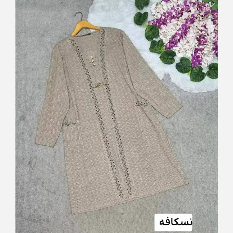 تونیک زنانه باربارا جنس کریشه سایز بزرگ