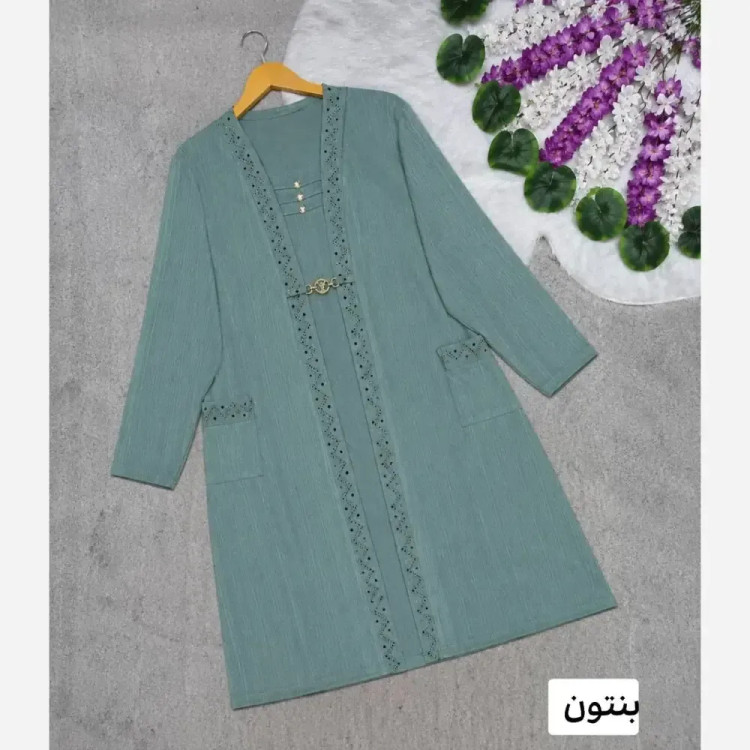 تونیک زنانه باربارا جنس کریشه سایز بزرگ