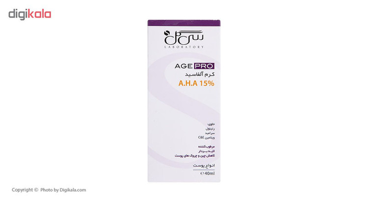 کرم ضد چروک سی گل مدل Alphacid حجم 40 میلی لیتر