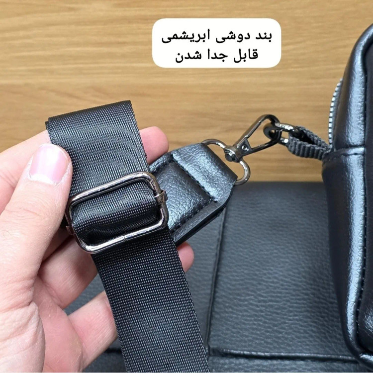 کیف دستی و دوشی پاسپورتی مونت بلانک چرم خارجی درجه یک