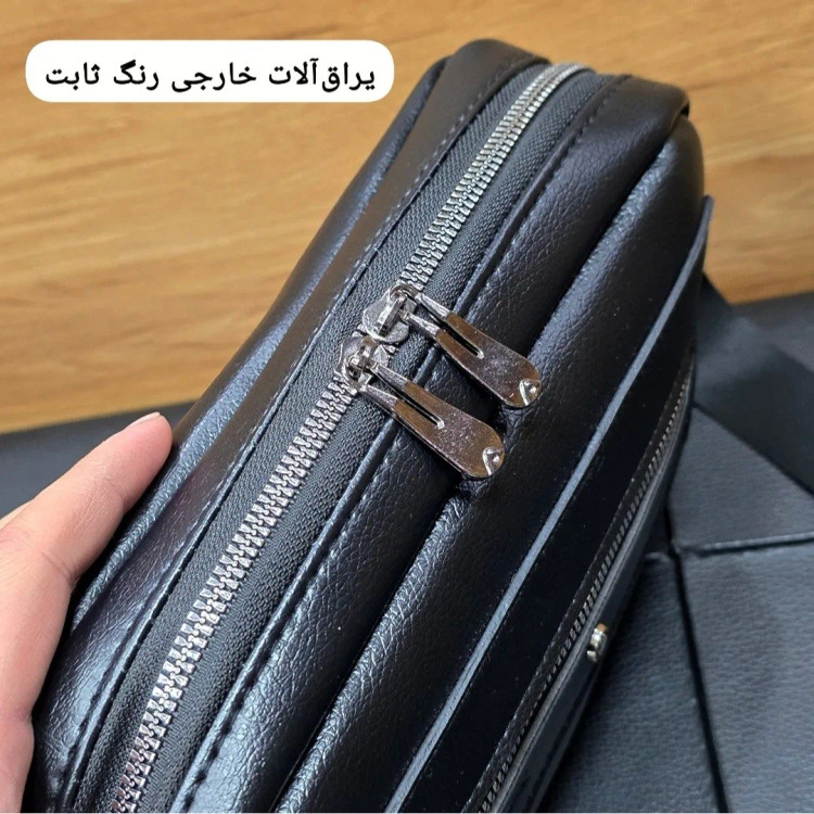 کیف دستی و دوشی پاسپورتی مونت بلانک چرم خارجی درجه یک