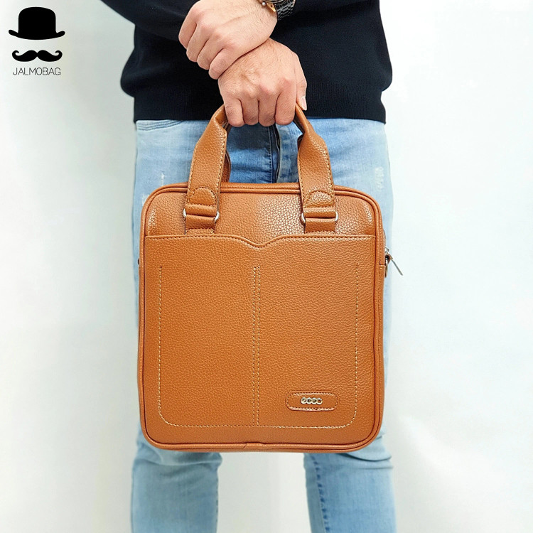 کیف اداری لپتاپی چرمی اِکو ایستاده دستی و دوشی