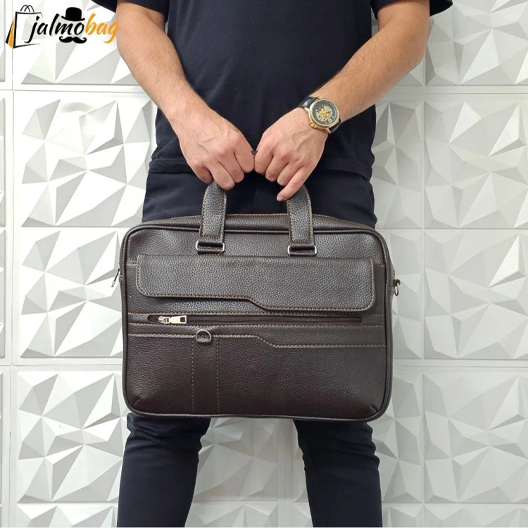 کیف اداری لپتاپی چرمی دستی و دوشی چرم صنعتی