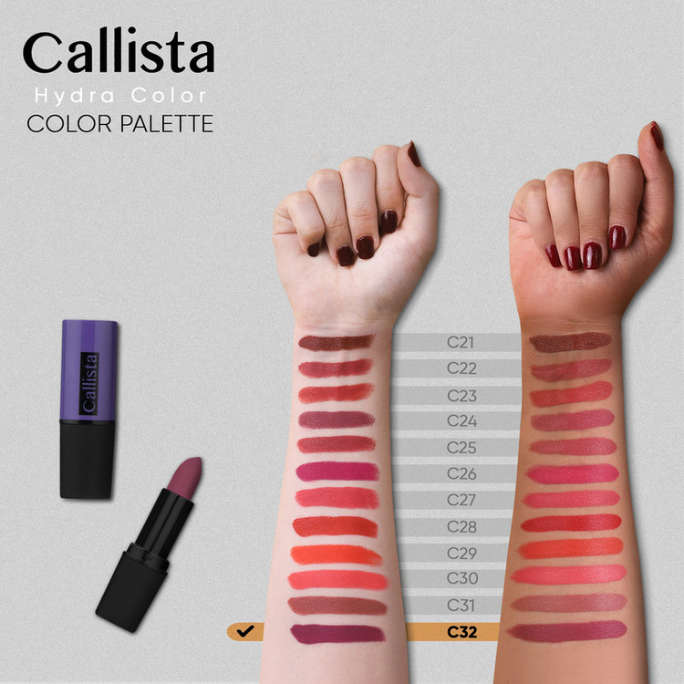 رژ لب جامد کالیستا سری Hydra Color شماره C32