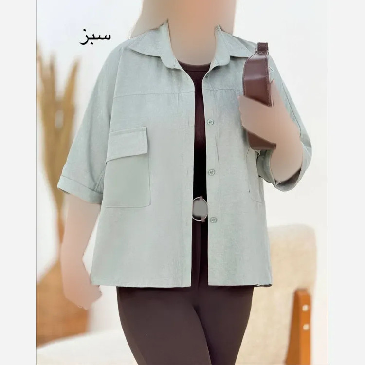 شومیز زنانه مدل بیتا جنس شانتون اسلپ (2)