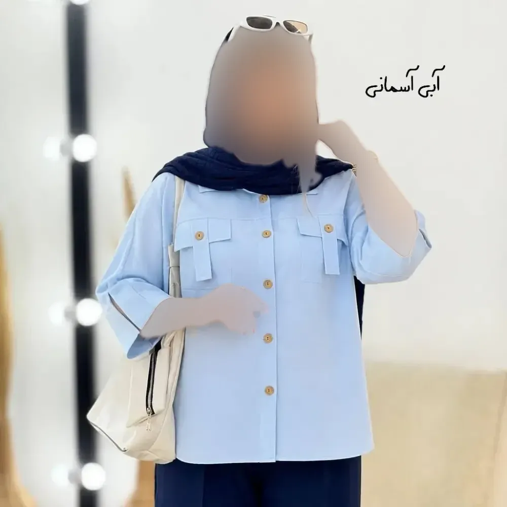 شومیز تابستونی لینن جیب بندی (2)