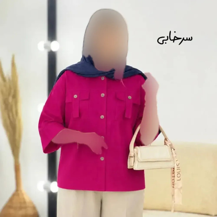 شومیز تابستونی لینن جیب بندی (2)