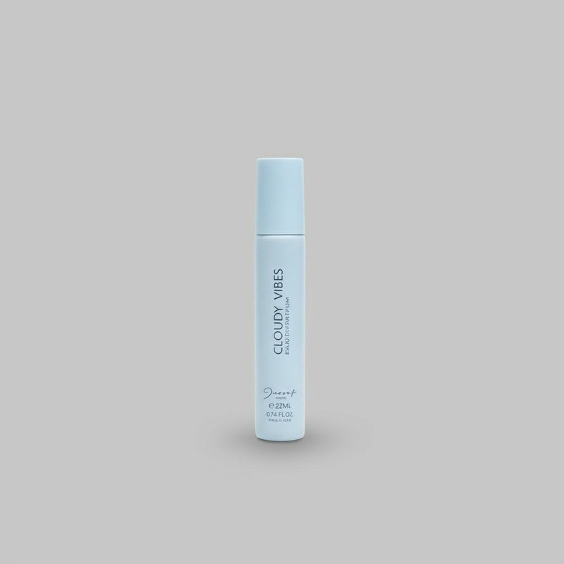 عطر جیبی زنانه ژک ساف مدل Cloudy Vibes با رایحه معتدل و شیرین حجم 22 میلی‌لیتر