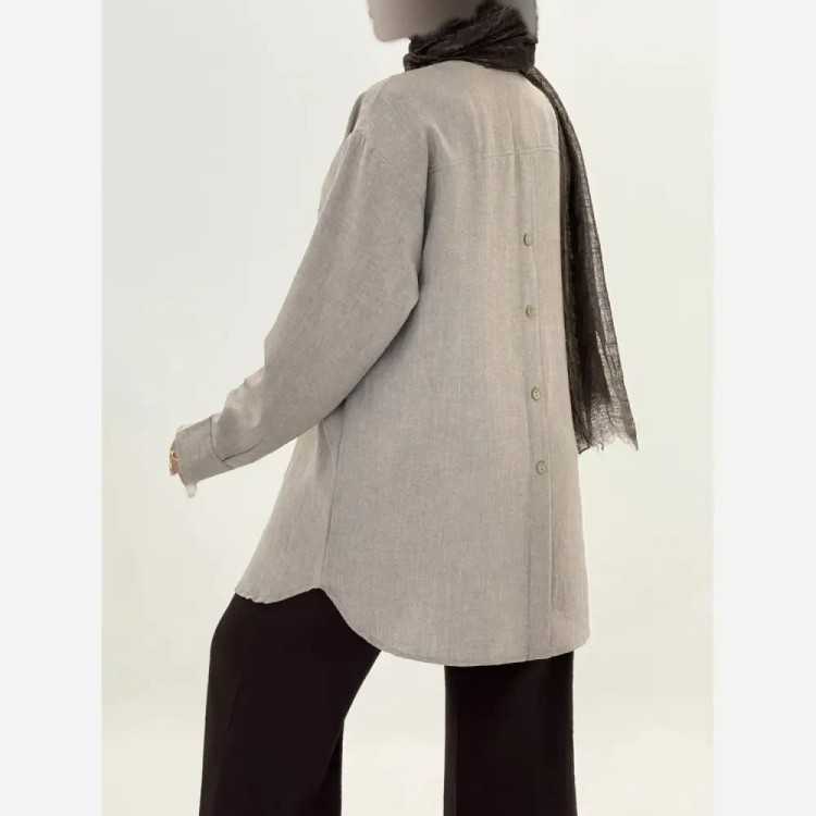 شومیز زنانه جنس شانتون فری سایز تا 48