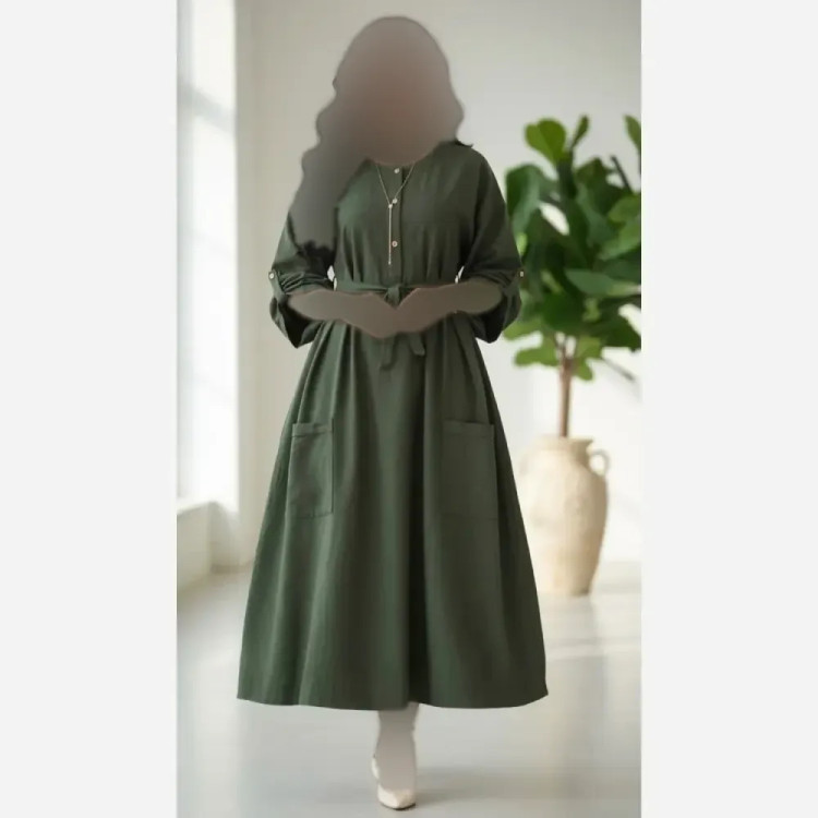کفتان الیاف زنانه فری سایز رنگ بندی متنوع