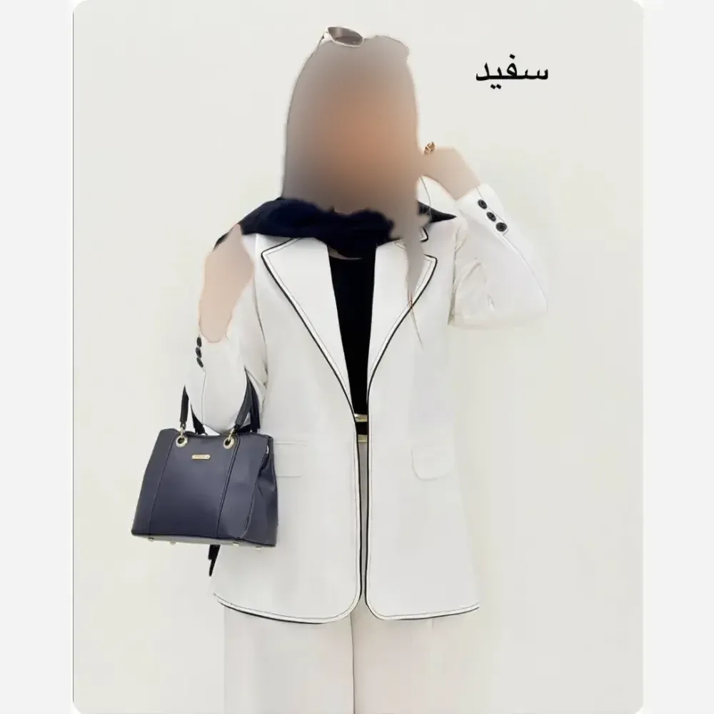 کت تک رویال جنس مازراتی درجه یک رنگ مشکی و سفید
