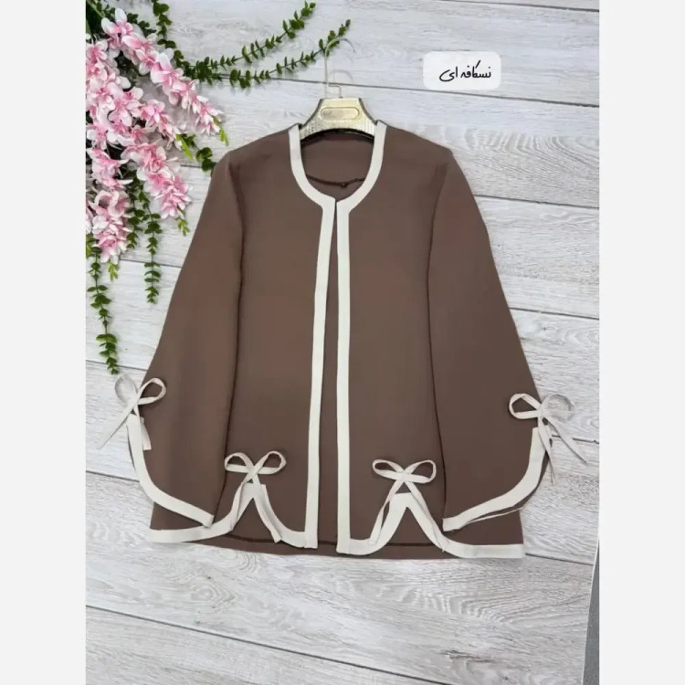 مانتو تک لاله جنس مازراتی رنگ شکلاتی نسکافه ای سرمه ای سایز یک و دو (2)