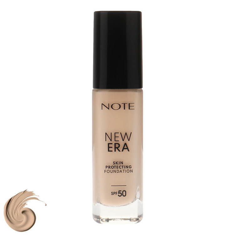 کرم پودر مایع SPF 50 نوت مدل NEW ERA شماره 110 مناسب برای انواع پوست حجم 30 میلیلیتر