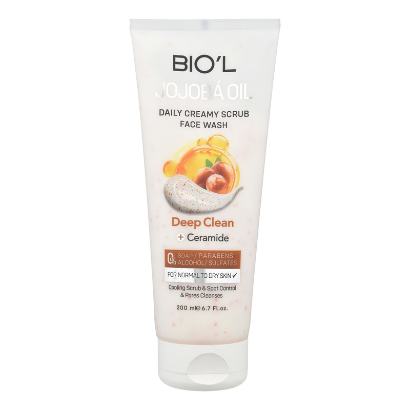 ژل شستوشوی صورت بیول مدل jojoba مناسب برای پوست خشک حجم 200 میلی لیتر