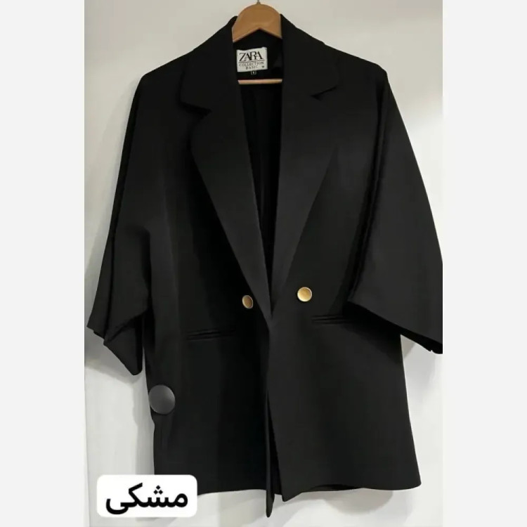 کت تک اسپرت زنانه جنس مازراتی درجه یک رنگ مشکی