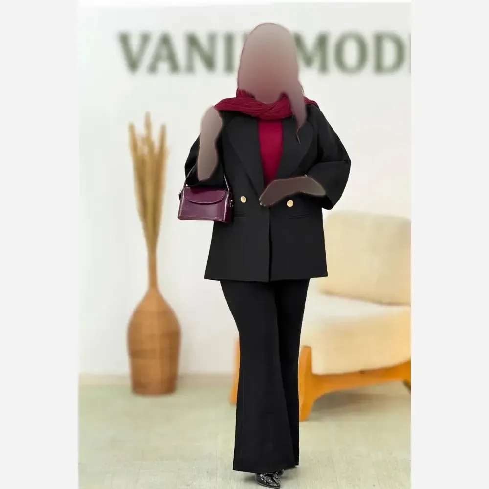 کت تک اسپرت زنانه جنس مازراتی درجه یک رنگ مشکی