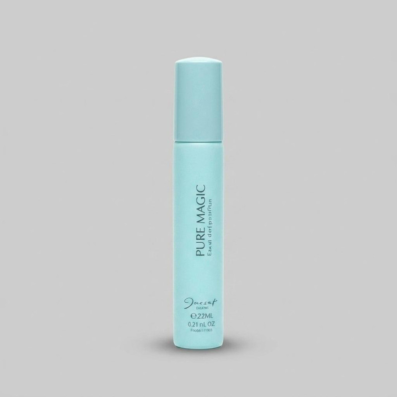 عطر جیبی زنانه ژک ساف مدل PURE MAGIC با رایحه شیرین و خنک حجم 22 میلی‌لیتر