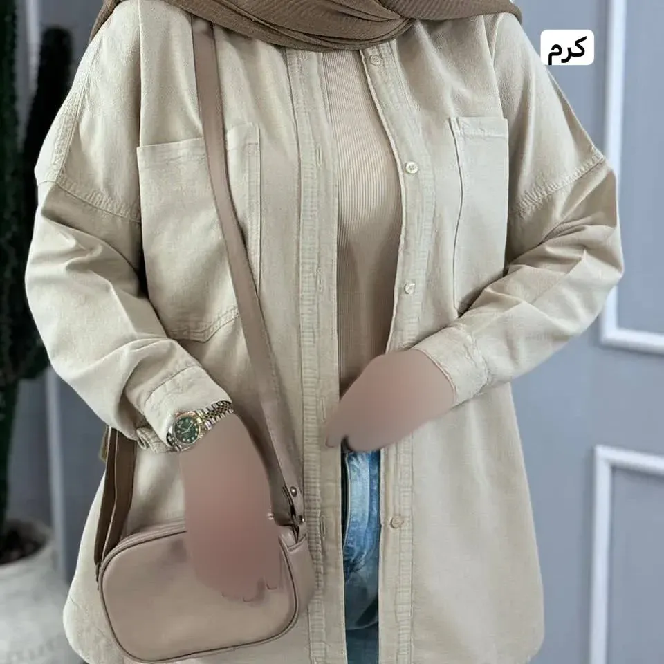 مانتو کتان زنانه فری سایز مدل ساده و شیک رنگ بندی متنوع
