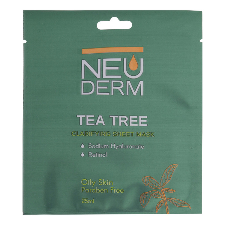 ماسک صورت نئودرم مدل Tea-Tree حجم 25 میلی لیتر