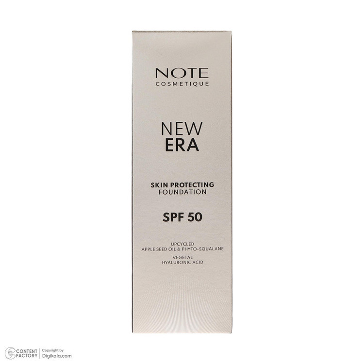 کرم پودر مایع SPF 50 نوت مدل NEW ERA شماره 130 مناسب برای انواع پوست حجم 30 میلیلیتر