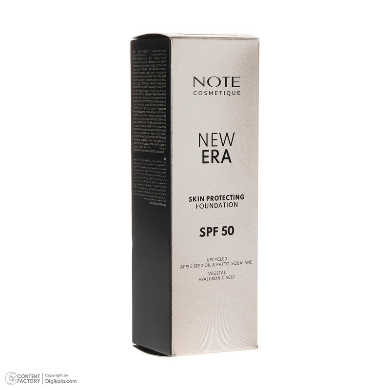 کرم پودر مایع SPF 50 نوت مدل NEW ERA شماره 160 مناسب برای انواع پوست حجم 30 میلیلیتر