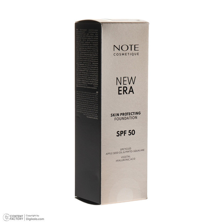 کرم پودر مایع SPF 50 نوت مدل NEW ERA شماره 150 مناسب برای انواع پوست حجم 30 میلیلیتر