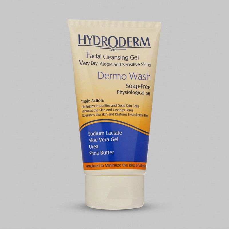 ژل شست‌وشوی صورت هیدرودرم مدل Very Dry Skin وزن 150 گرم