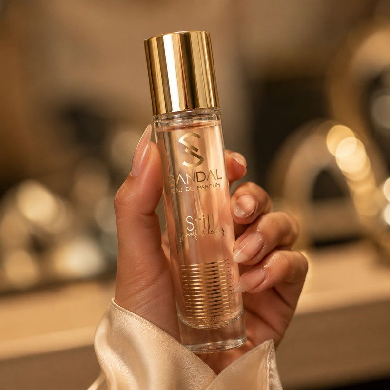 عطر جیبی زنانه صندل مدل still jennifer lopez با رایحه گلی و تند حجم 33 میلیلیتر