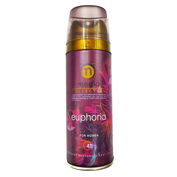 اسپری بدن زنانه مدیا مدل euphoria حجم 200 میلی لیتر