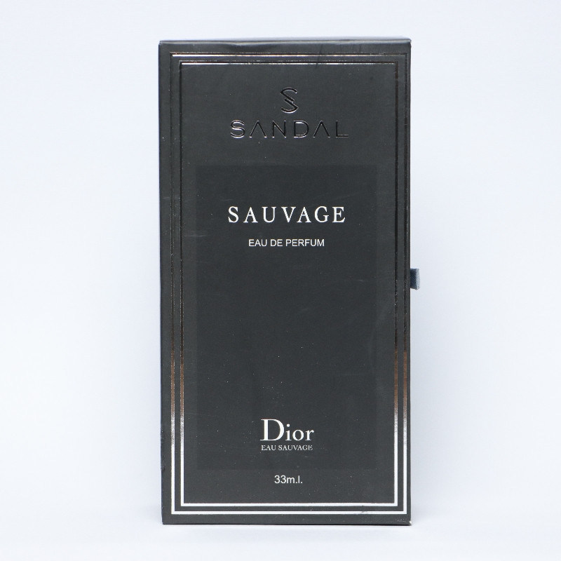 عطر جیبی مردانه صندل مدل ساواج حجم 33 میلی لیتر