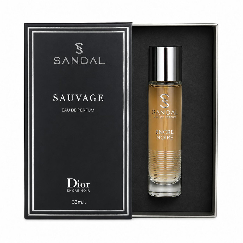 عطر جیبی مردانه صندل مدل ساواج حجم 33 میلی لیتر