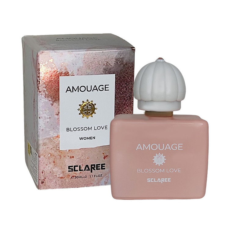 عطر جیبی زنانه اسکلاره مدل Amouage blossom love با رایحه شیرین حجم 30 میلیلیتر
